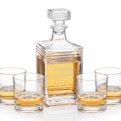 Farmington Decanter & 4 On-the-Rocks