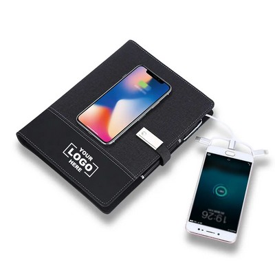 Portable Notebook with 8000mAh Power Bank and USB Drive Gift Set