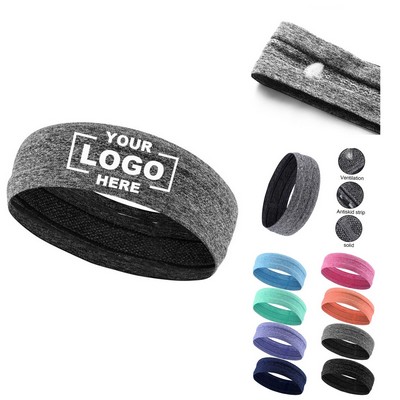 Non-Slip Elastic Sports Headband Sweatband