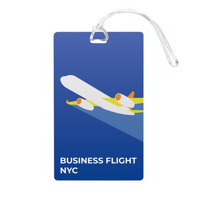 Imprinted Large Luggage Tag (Factory Direct 10-12 Weeks Ocean)