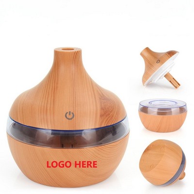 300ML USB Air Humidifier Electric Wood Grain Diffuser