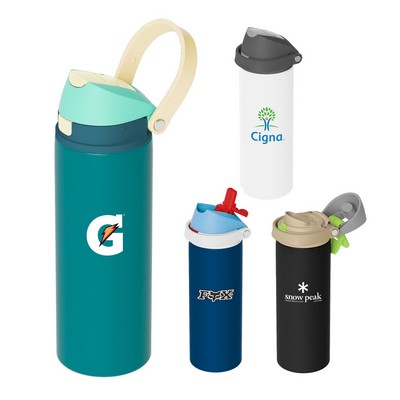 24 Oz. Chug & Sip Double-Wall Stainless Bottle