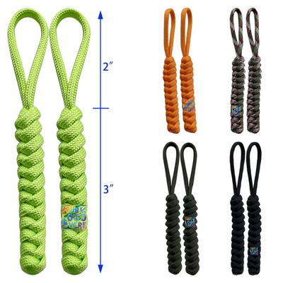 Keychain Backpack Lanyards Hand Woven Pull Tab Cord Zipper Paracord 5 Inches Knife Lanyards