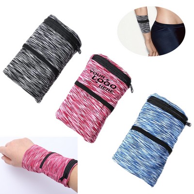 Zippered Wrist Wallet Pouch