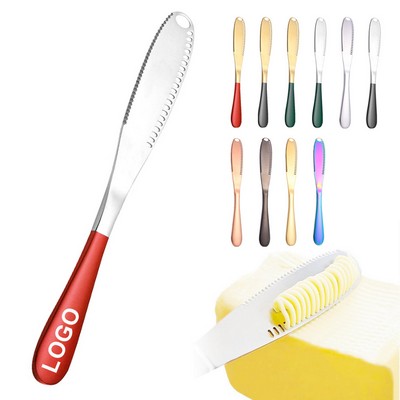 3-in-1 Stainless Steel Butter Spreader Butter Knife Kitchen Gadget