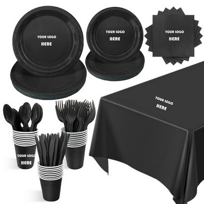 Custom Disposable Paper Party Dinnerware Sets