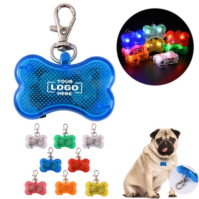 LED Bone Pet Safety Light