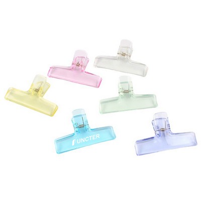 Transparent Chip Clips Acrylic Bag Clips Sealing Clip