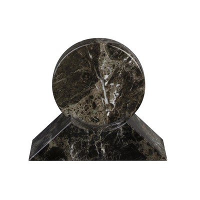 Small Jade Leaf Green Marble Disk Award