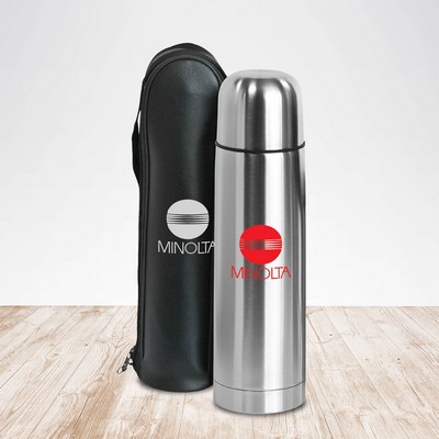 Clayton - 17 Oz Bullet Stainless Steel Vacuum Bottle