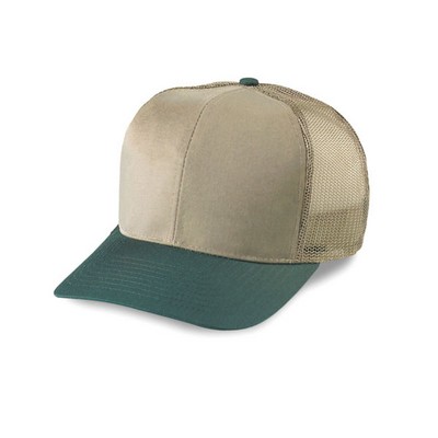 6 Panel Cotton Twill Front Mesh Back Cap