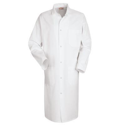 Red Kap® Gripper Front Butcher Coat w/Exterior Chest Pocket