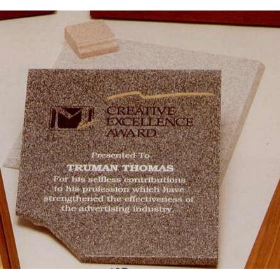 9"x12" Corian Award (18d)