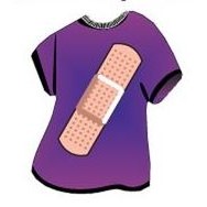 Adhesive Bandage T-Shirt Lapel Pin