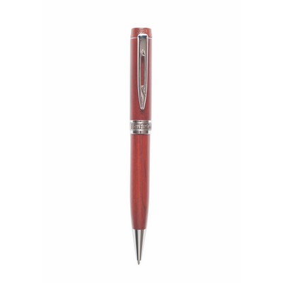 Inforest™ Wood Flat Top Twist Action Ballpoint Pen