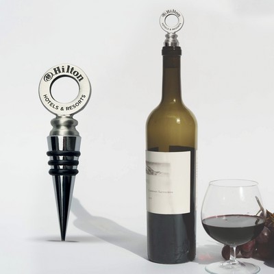 Wine Stopper w/Stock Silver Base