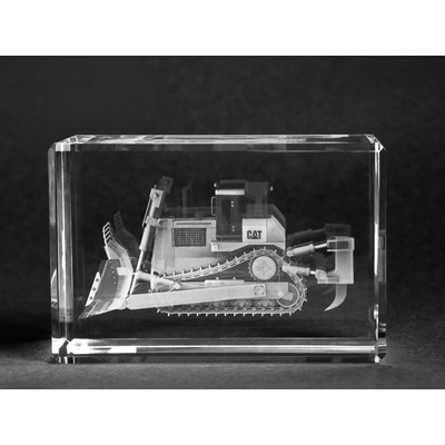 Beveled Rectangle Crystal Award (2 3/8 x 3 1/8 x 4 3/4")