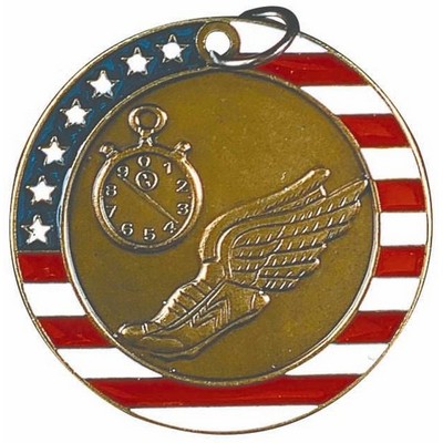 Medals, "Track" - 2" Stars and Stripes