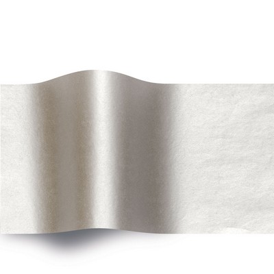 Precious Metals Silver Stock Design Tissue Paper (B)