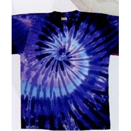 Sundog Adult Twilight Swirl Tie Dye Short Sleeve T-Shirt