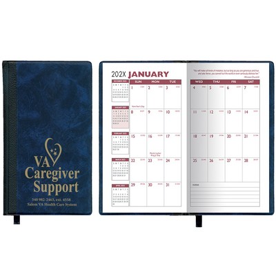 Monthly Florence Series Hard Cover Planner w/ 2 Color Insert