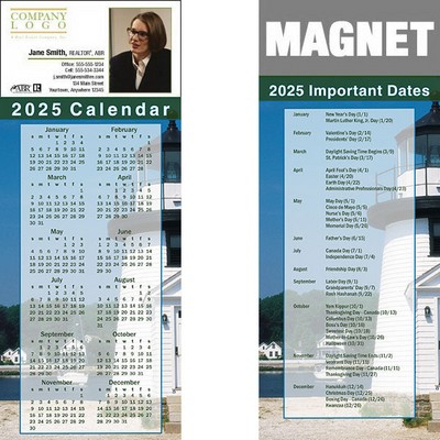 Full Color Calendar Magnet (3 1/2"x8 1/2")