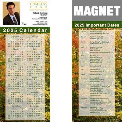 Full Color Calendar Magnet (3 1/2"x8 1/2")