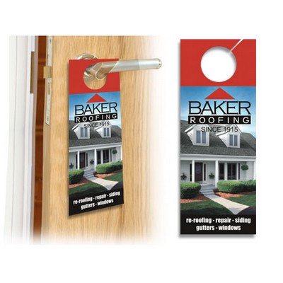 16 Point Door Hanger w/ Full Color 4/4 (4.25"x14" / 2 Sides)