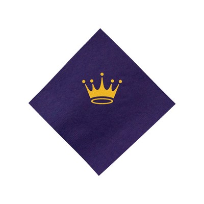 Beverage Napkin - Purple - Tradition