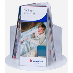 Rotating Brochure Holder