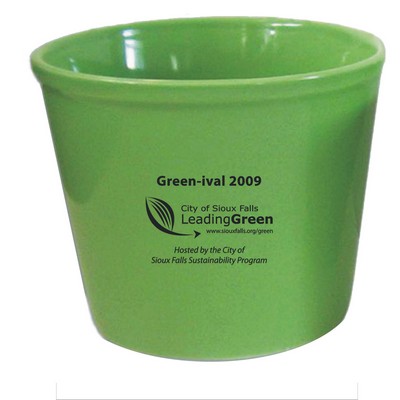 6" Green Ceramic Pot