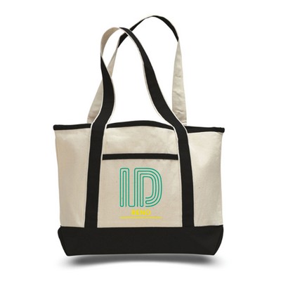 12 oz. Cotton Canvas Deluxe Tote Bag