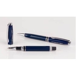 Ispin™ Twist Action Ballpoint Pen & Screw Off Cap Rollerball Pen Set