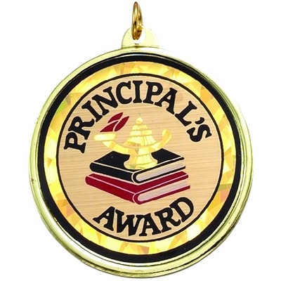 2¼" TM Series Academic Medal w/Principal's Award Mylar Insert