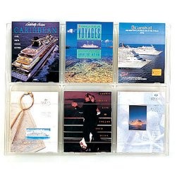 Wall Display Brochure Holder 6 Pocket