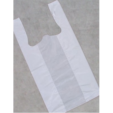 White High Density T-Shirt Bag (12"x7"x22")