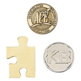 3/4" Die Struck High Polish Lapel Pin