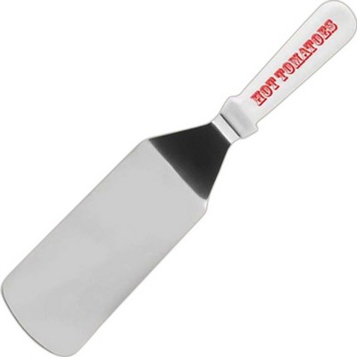 Solid Spatula Turner w/Rounded Blade