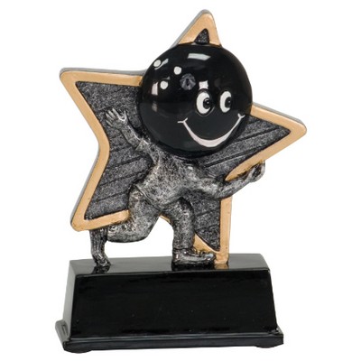 Bowling Little Pals Resin Award - 5" Tall