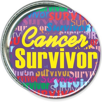 Awareness - Cancer Survivor - 1 1/2 Inch Round Button