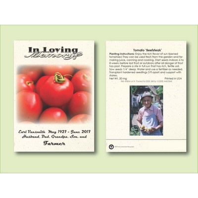 Tomato 'Beefsteak' Seed Packet (3.25" x 4.5")