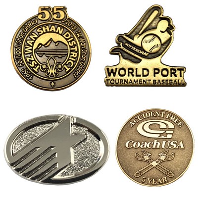 1" Custom Die Struck Lapel Pin