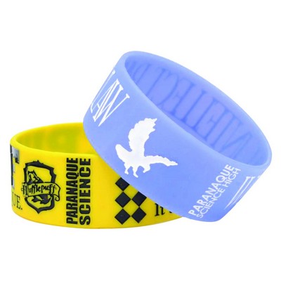 Debossed Color Filled Wristband