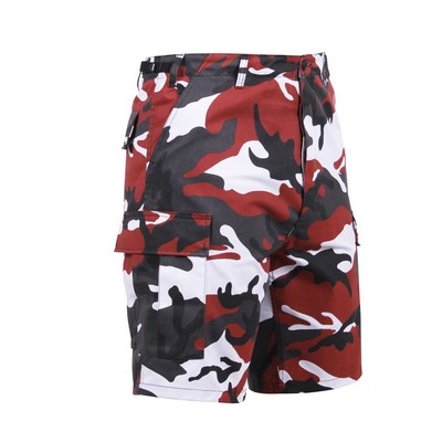 Red Camo Twill Battle Dress Uniform Shorts (S to XL)