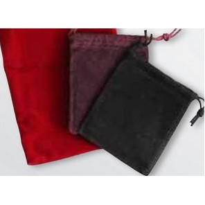 Burgundy Velveteen Pouch