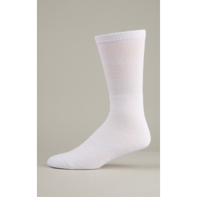 White Crew In Stock All Purpose Athletic Socks NO CUSTOMIZATION