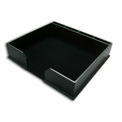 Leather Black Conference Pad Holder