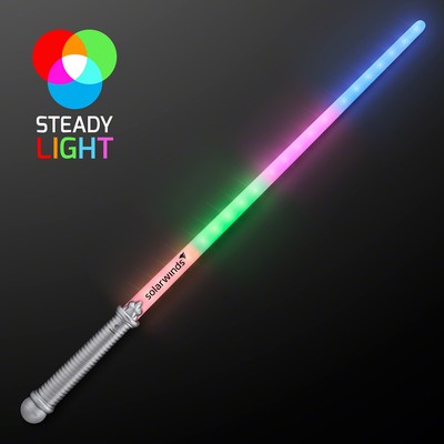 Layered 4 Color Rainbow Light Up Saber - Domestic Print