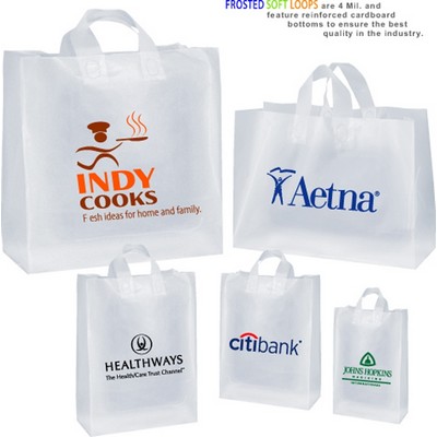 Colored Frosty Soft Loops Eurotote Bags (16"x 6"x 12")