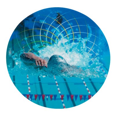 2" Swimming Mylar Insert Disc